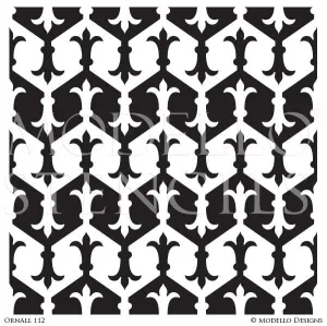 OrnAll112 Custom Vinyl Stencil