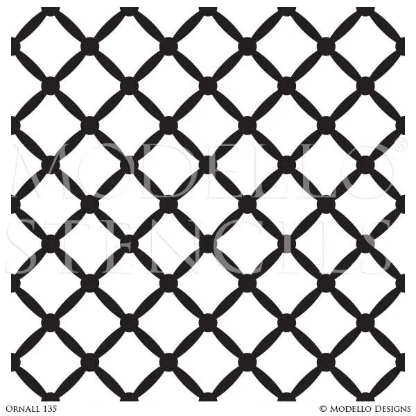 OrnAll135 Custom Vinyl Stencil