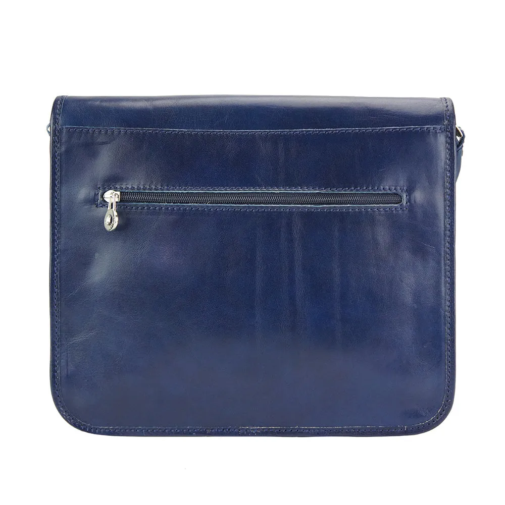 Palmira Leather Messenger Bag