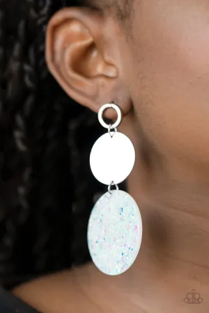 Paparazzi Beach Day Glow Earrings Blue