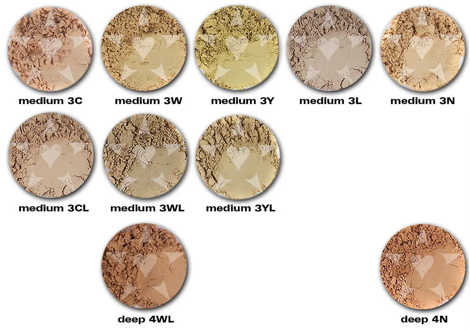 PASHMINA Heavy Coverage Mineral Foundation/Concealer - REGULAR SIZE JAR