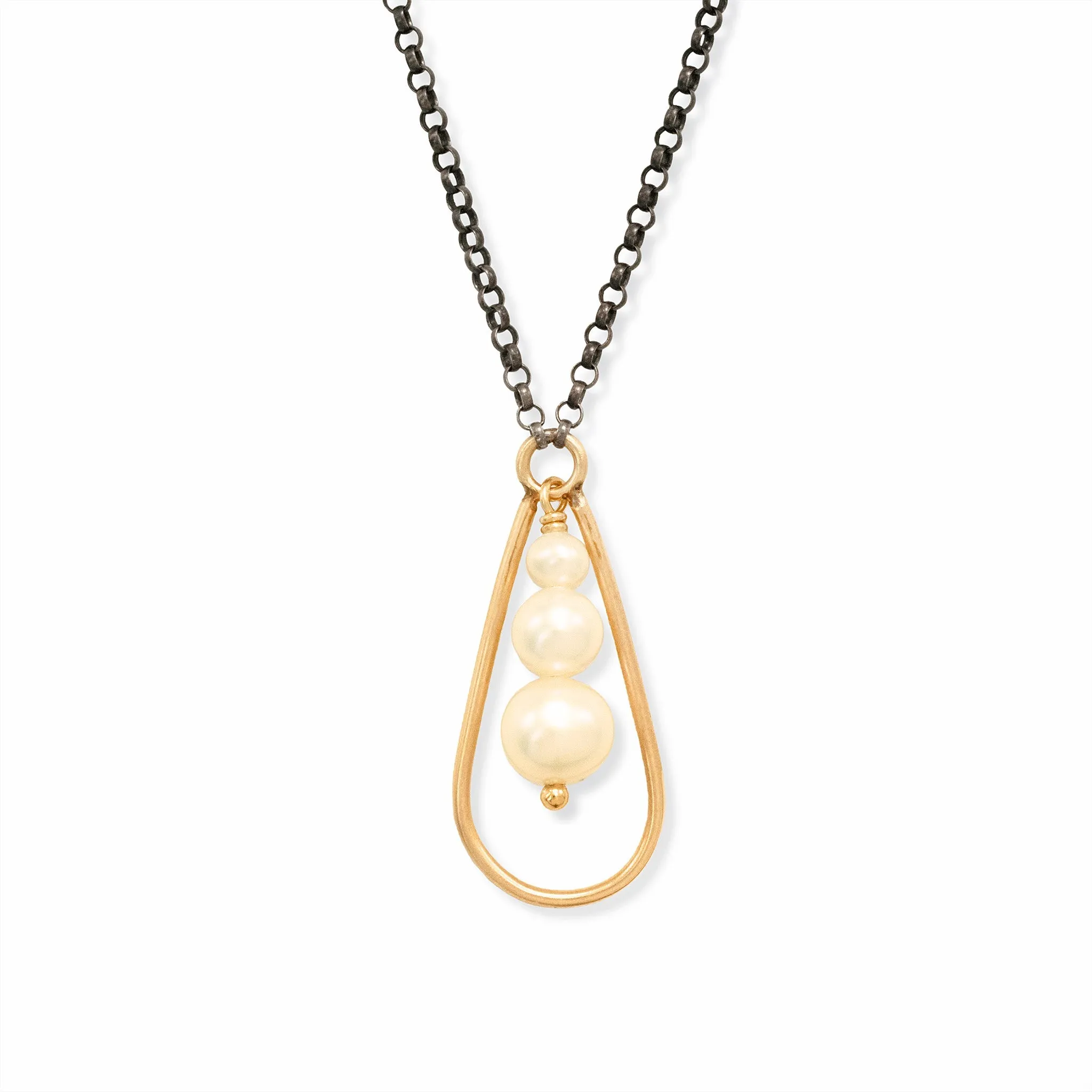 Pearl Trifecta Necklace