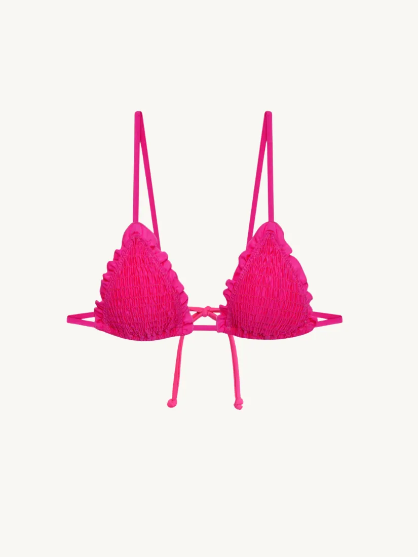 Penny Satin Top Candy Pink