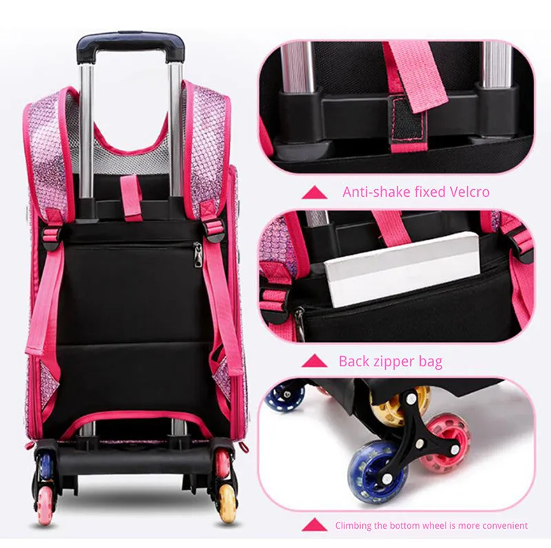 Pet backpack trolley