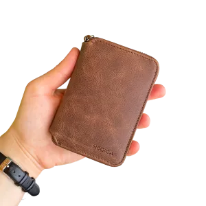 Porto - Genuine Leather Wallet with Zipper Feature