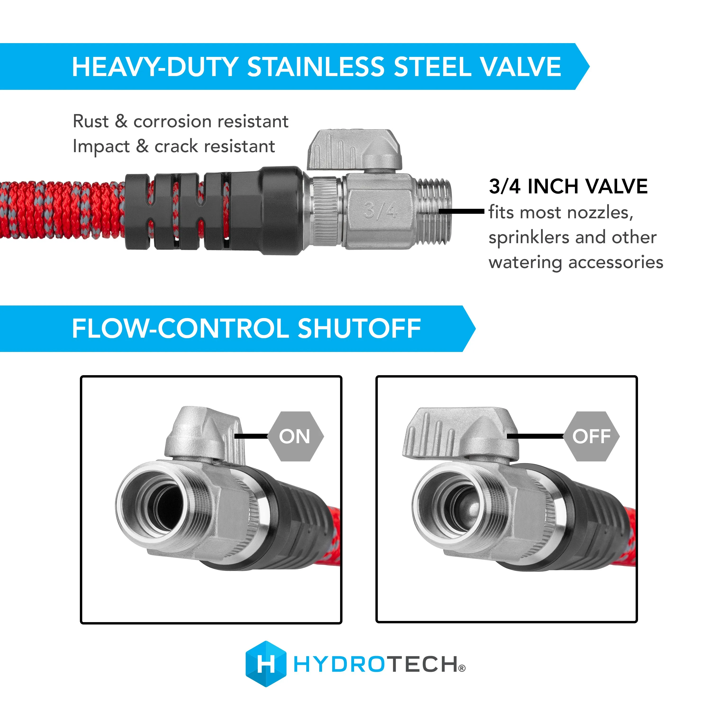 Pro Series Expandable 3/4 in Diameter x 200 ft. Max-Flow Hose
