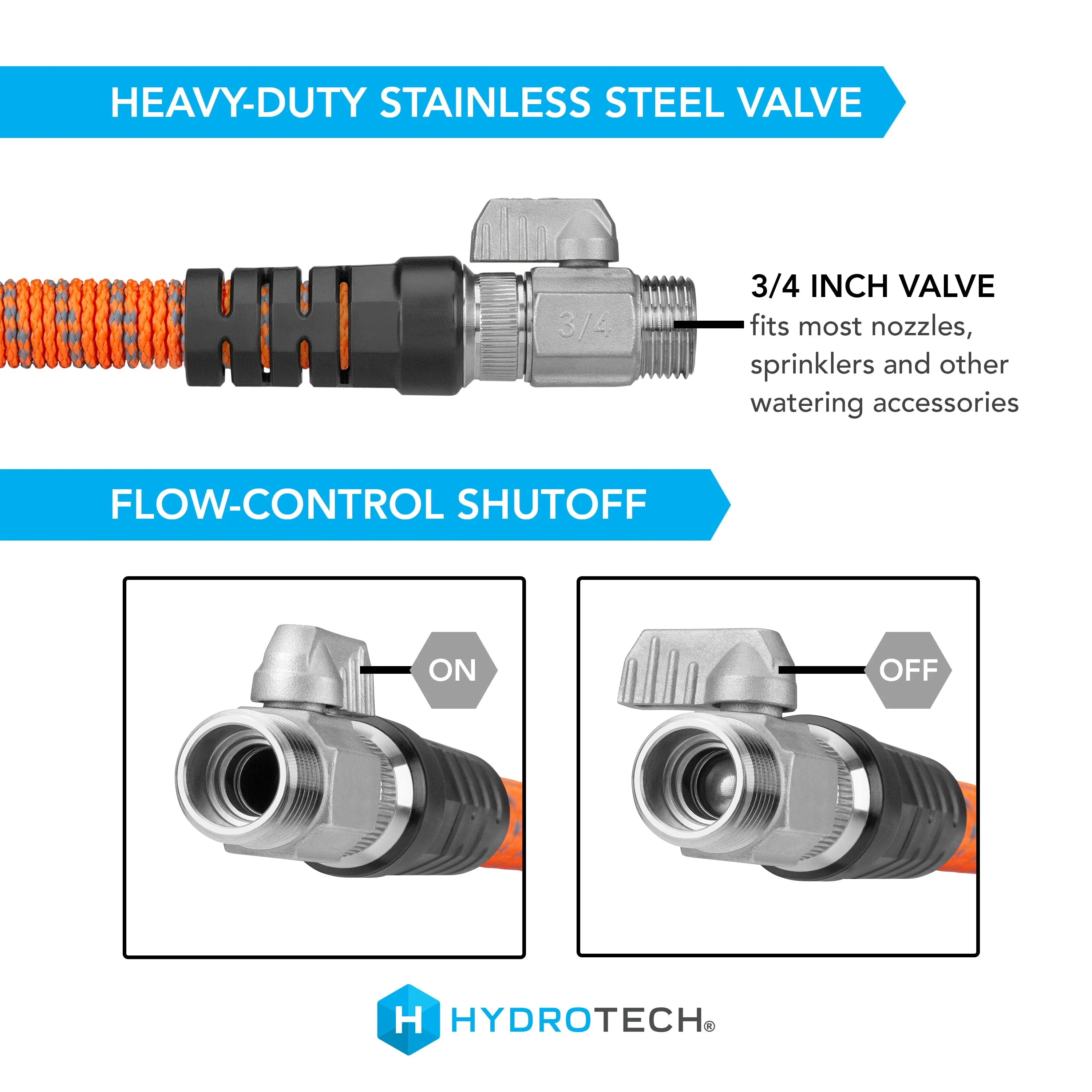 Pro Series Expandable 3/4 in Diameter x 75 ft. Max-Flow Hose