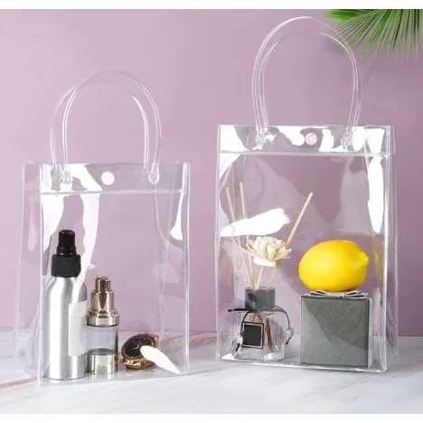 PVC Gift Bag Transparent with Handle