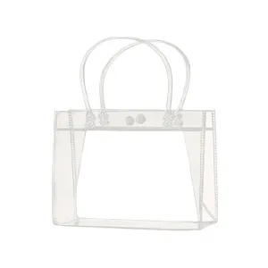 PVC Gift Bag Transparent with Handle