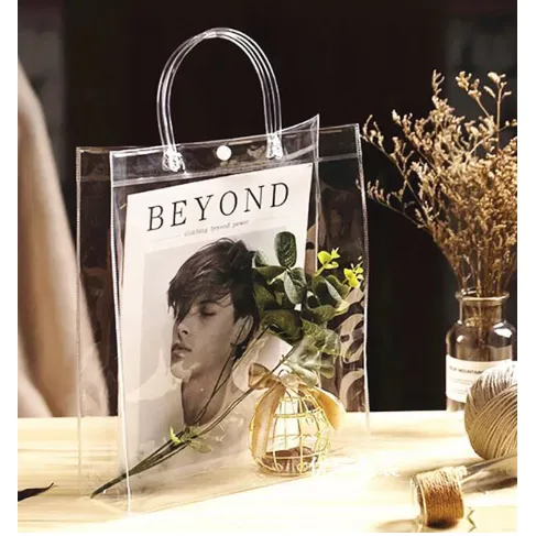 PVC Gift Bag Transparent with Handle