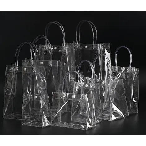 PVC Gift Bag Transparent with Handle