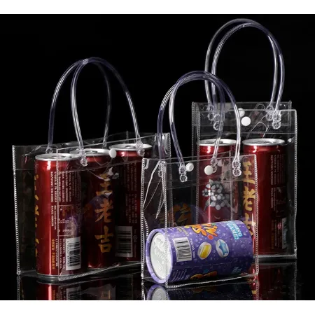 PVC Gift Bag Transparent with Handle
