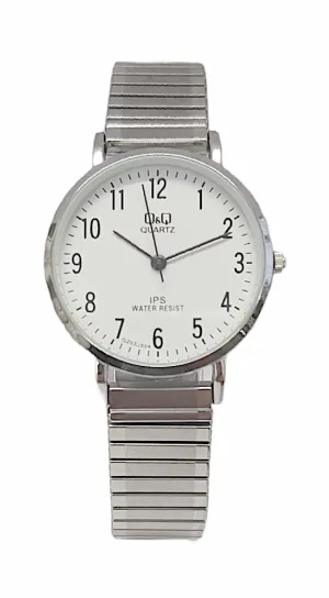 Q&Q Stainless Steel Expandable Ladies Watch