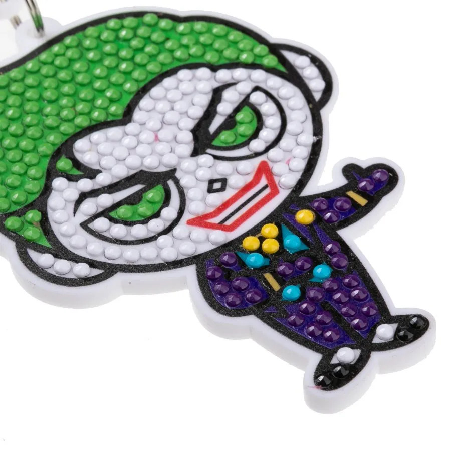 "Joker" Crystal Art Bag Charm Kit DC