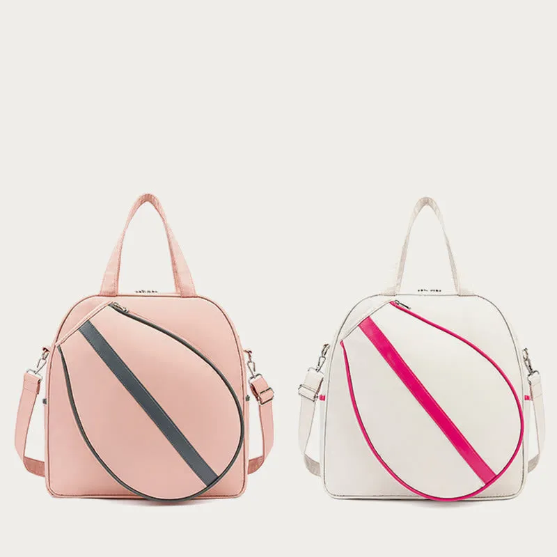 Racket Bag For Tennis Badminton Large Capacity Crossbody Bag