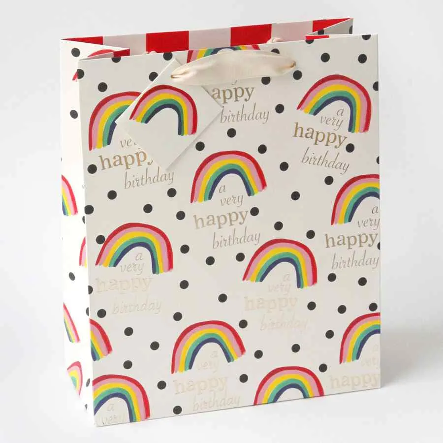 Rainbow Birthday Gift Bag