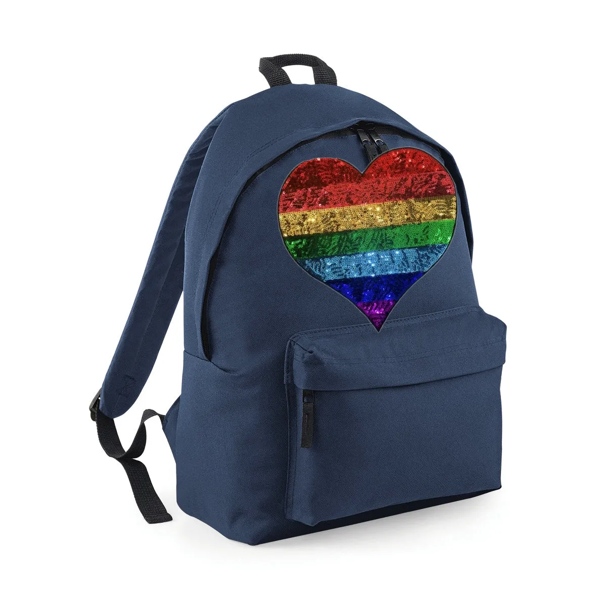 Rainbow Heart Midi Bag