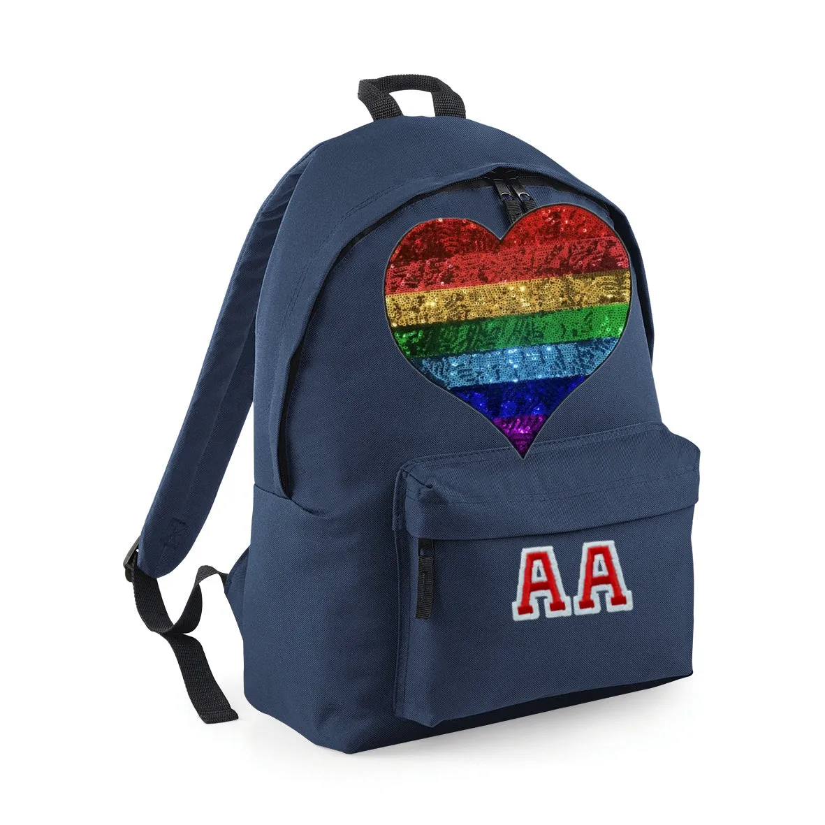 Rainbow Heart Midi Bag