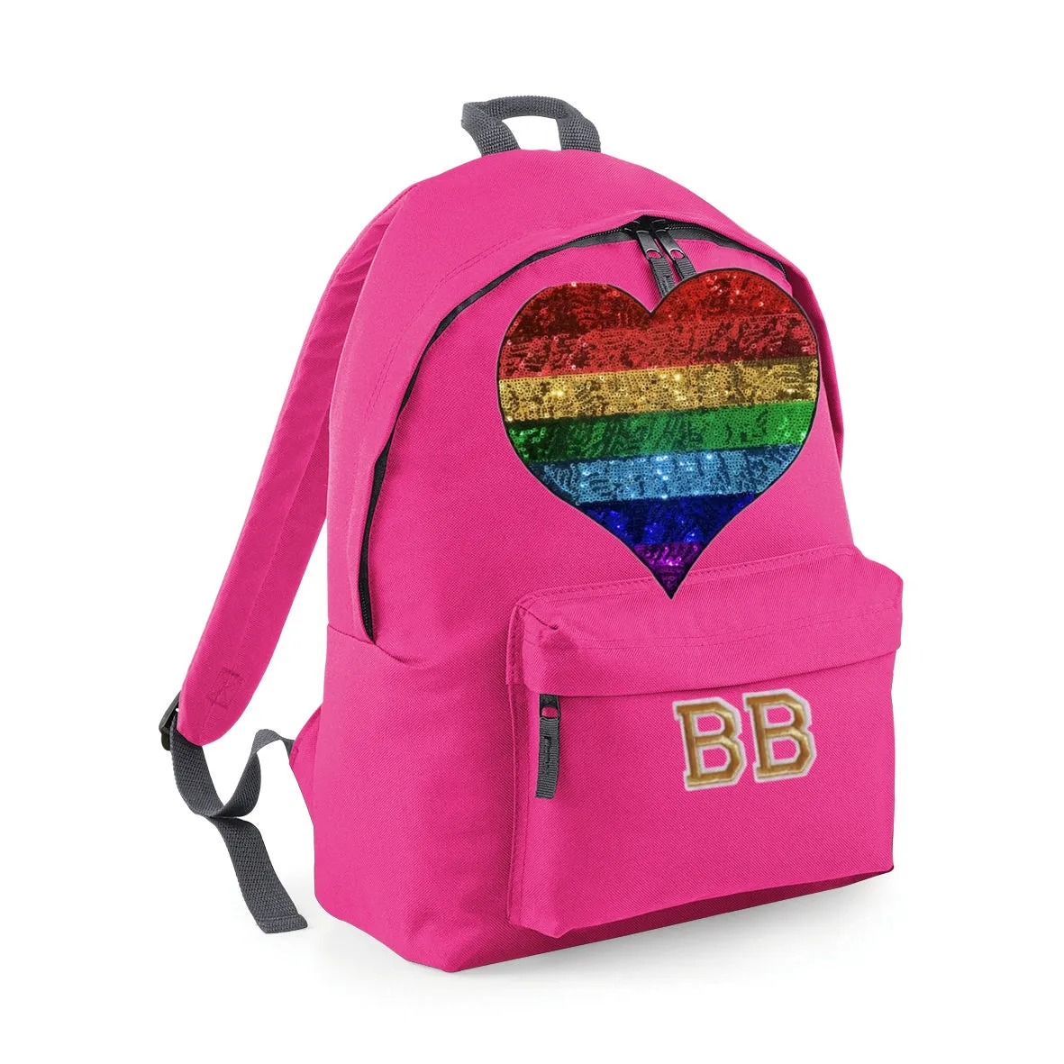 Rainbow Heart Midi Bag