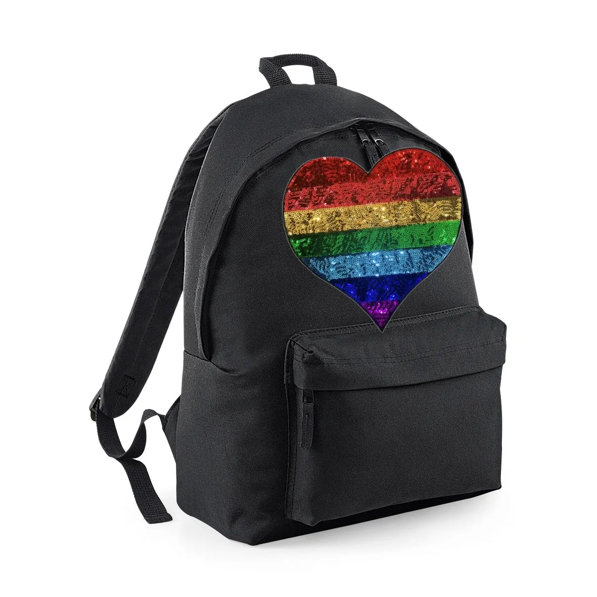 Rainbow Heart Midi Bag