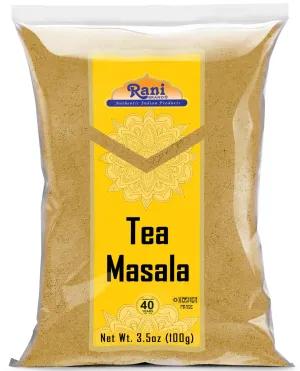 Rani Tea (Chai) Masala 3.5oz (100g) ~ All Natural | Vegan | Gluten Friendly | Salt & Sugar Free | NON-GMO | Kosher | No Colors