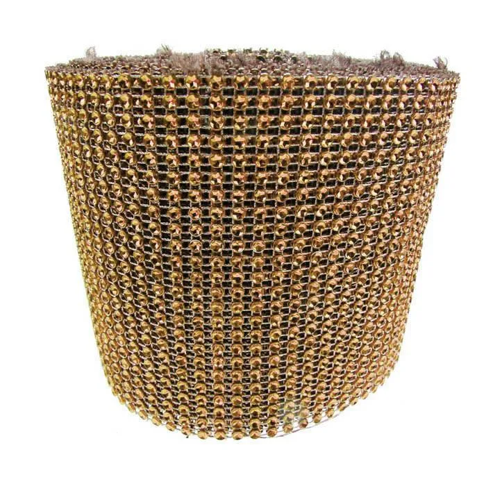 Rhinestone Diamond Wrap Ribbon, 4-3/4-Inch, 10 Yards