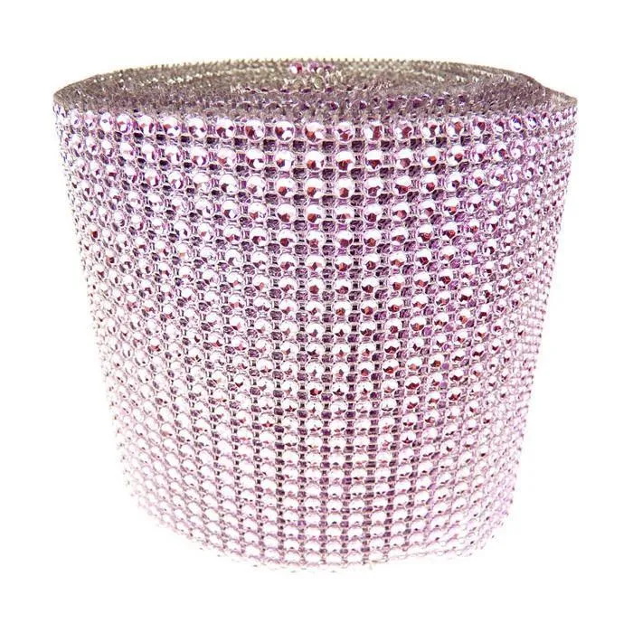 Rhinestone Diamond Wrap Ribbon, 4-3/4-Inch, 10 Yards