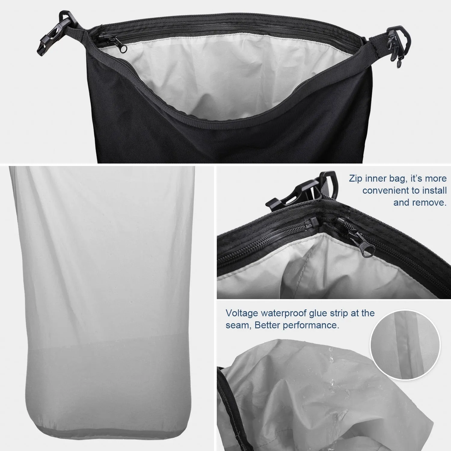 Rhinowalk Waterproof Motor Tail Bag 1 Piece