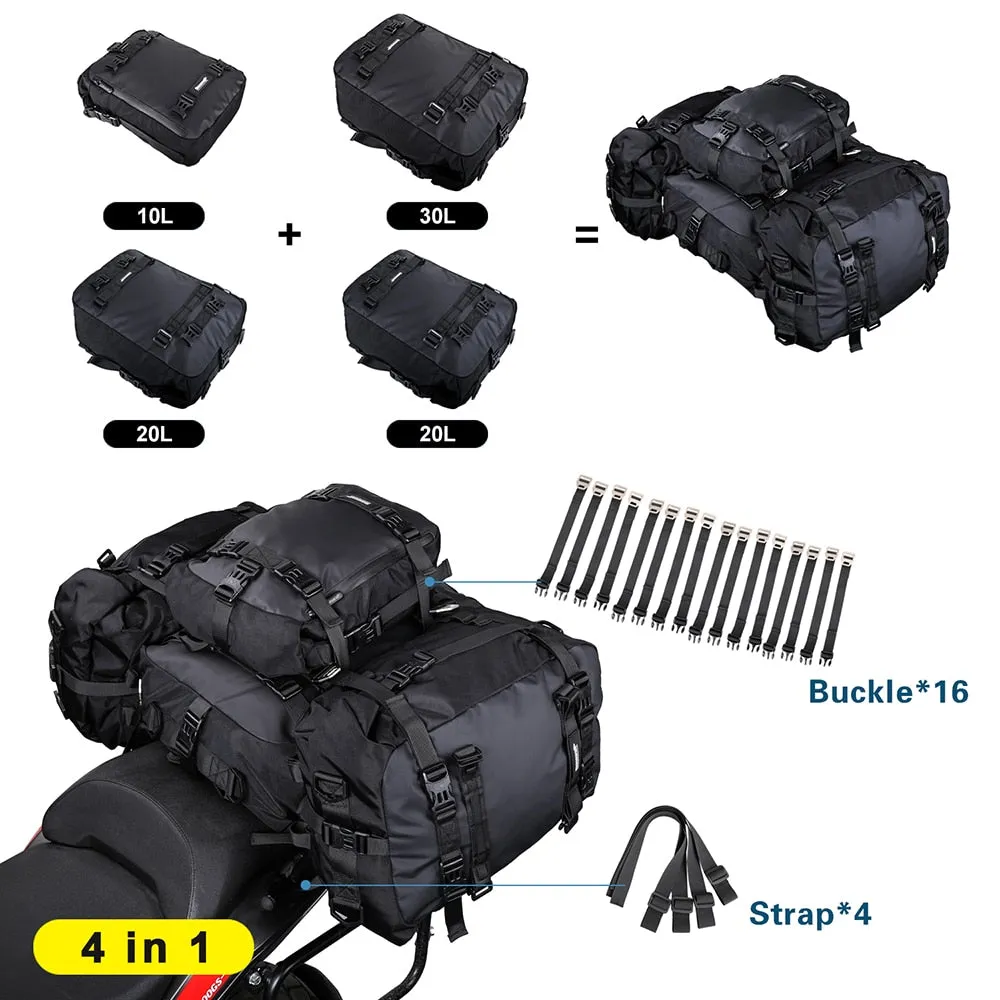 Rhinowalk Waterproof Motor Tail Bag 1 Piece