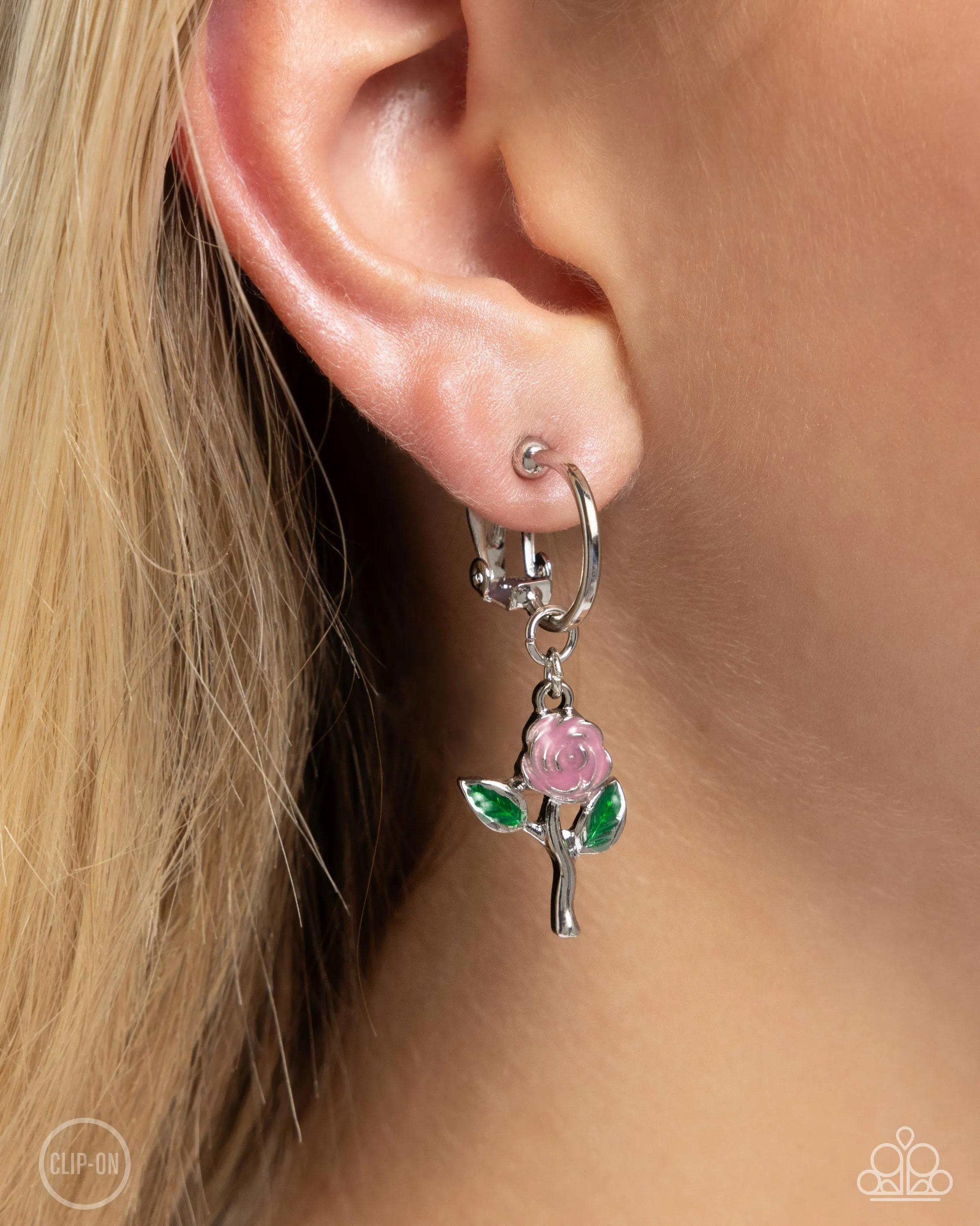 Rose Routine - Pink-Clip-On