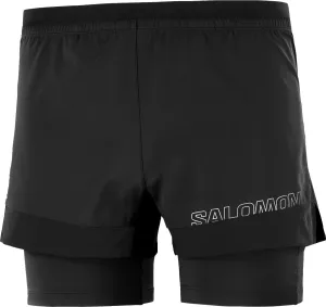Salomon Men&#x27;s Cross 2in1 Shorts Deep Black | Buy Salomon Men&#x27;s Cross 2in1 Shorts Deep Black here | Outnorth