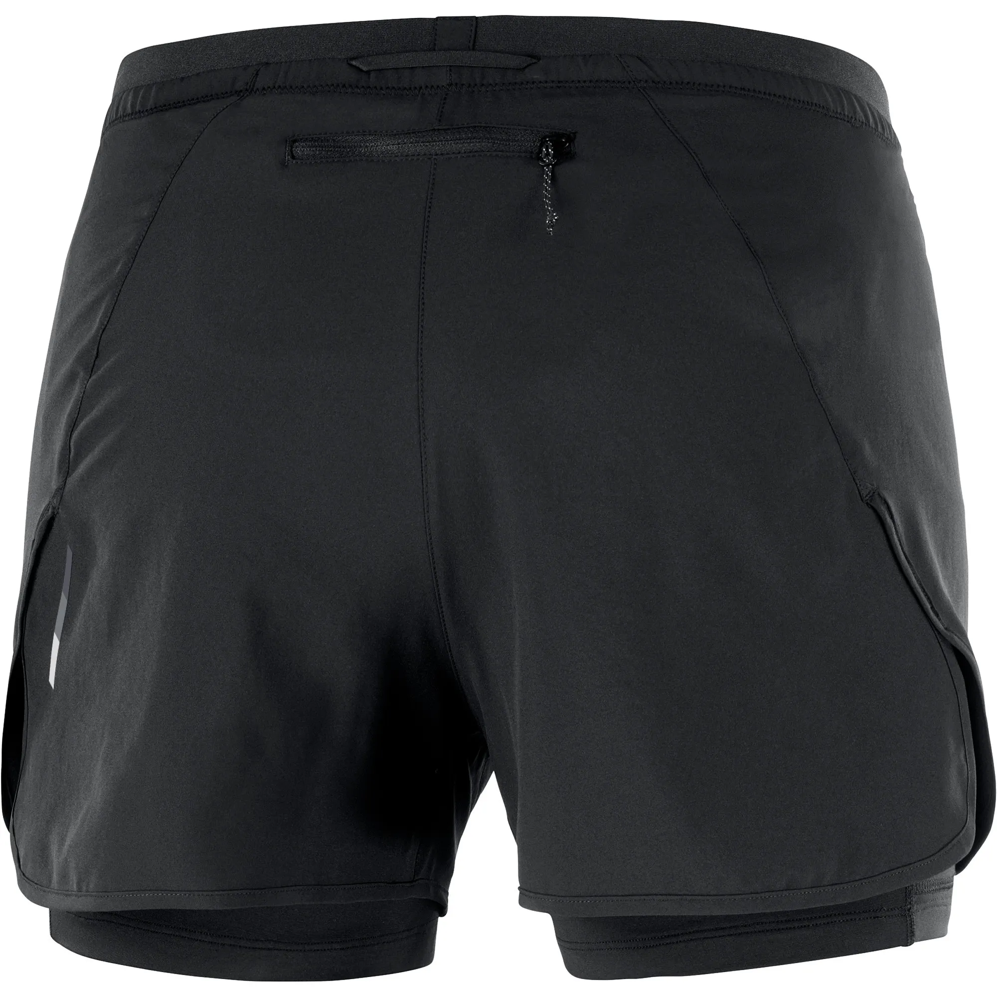 Salomon Women&#x27;s Cross 2in1 Shorts Deep Black | Buy Salomon Women&#x27;s Cross 2in1 Shorts Deep Black here | Outnorth