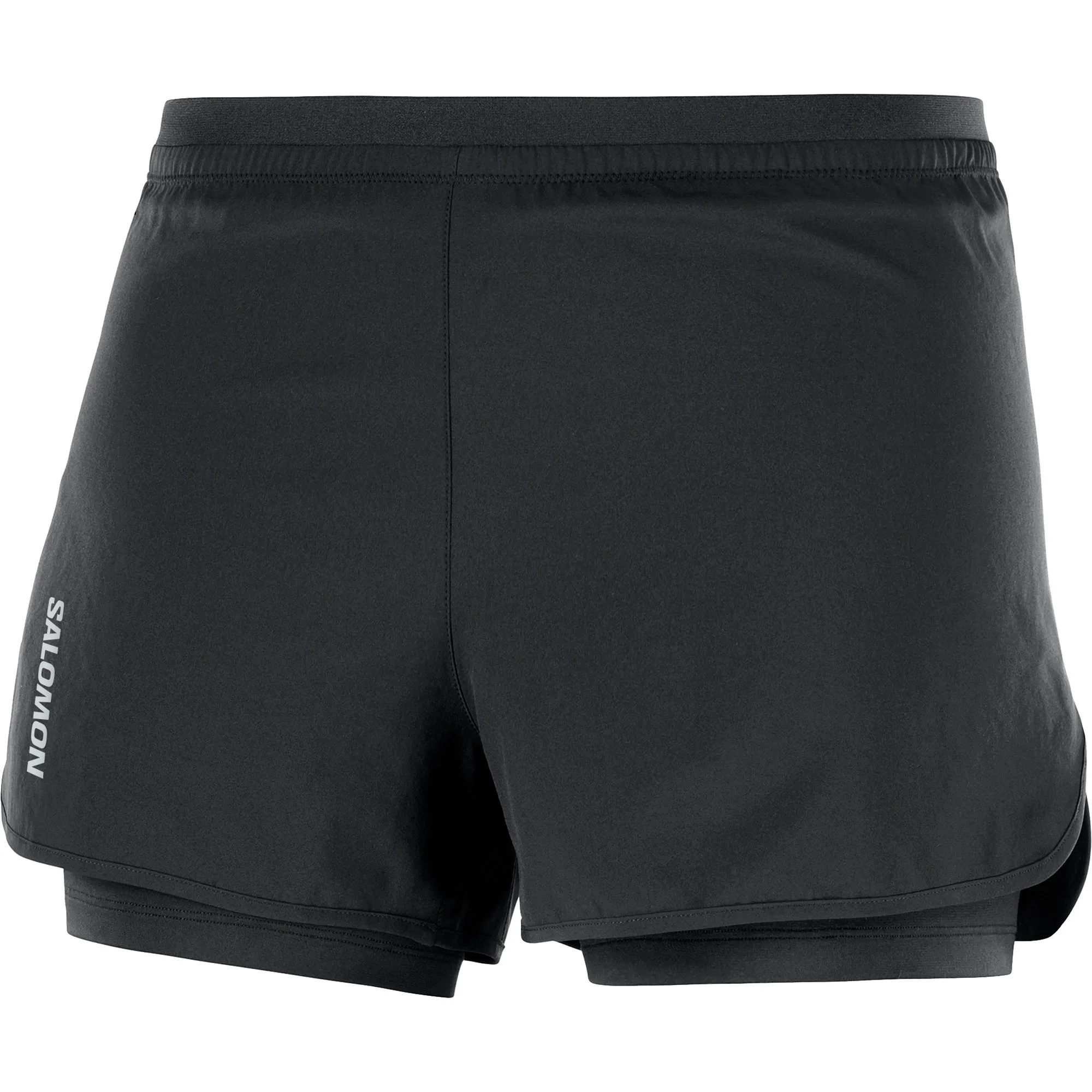 Salomon Women&#x27;s Cross 2in1 Shorts Deep Black | Buy Salomon Women&#x27;s Cross 2in1 Shorts Deep Black here | Outnorth