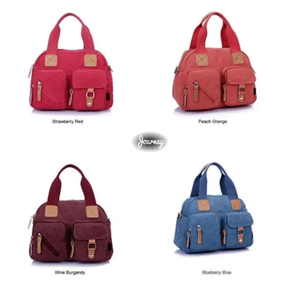 Savvy Cargo mini Canvas Bag by Journey Collection