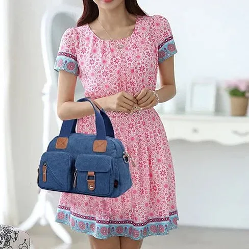 Savvy Cargo mini Canvas Bag by Journey Collection