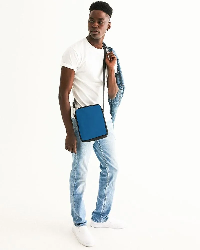 Shaded Blue Messenger Pouch | C100M50Y0K30
