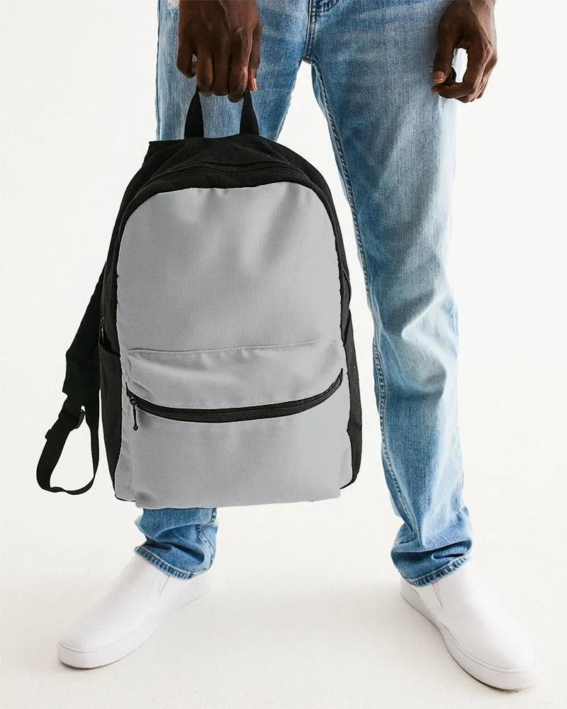 Shaded Pale Gray Canvas Backpack | C0M0Y0K30