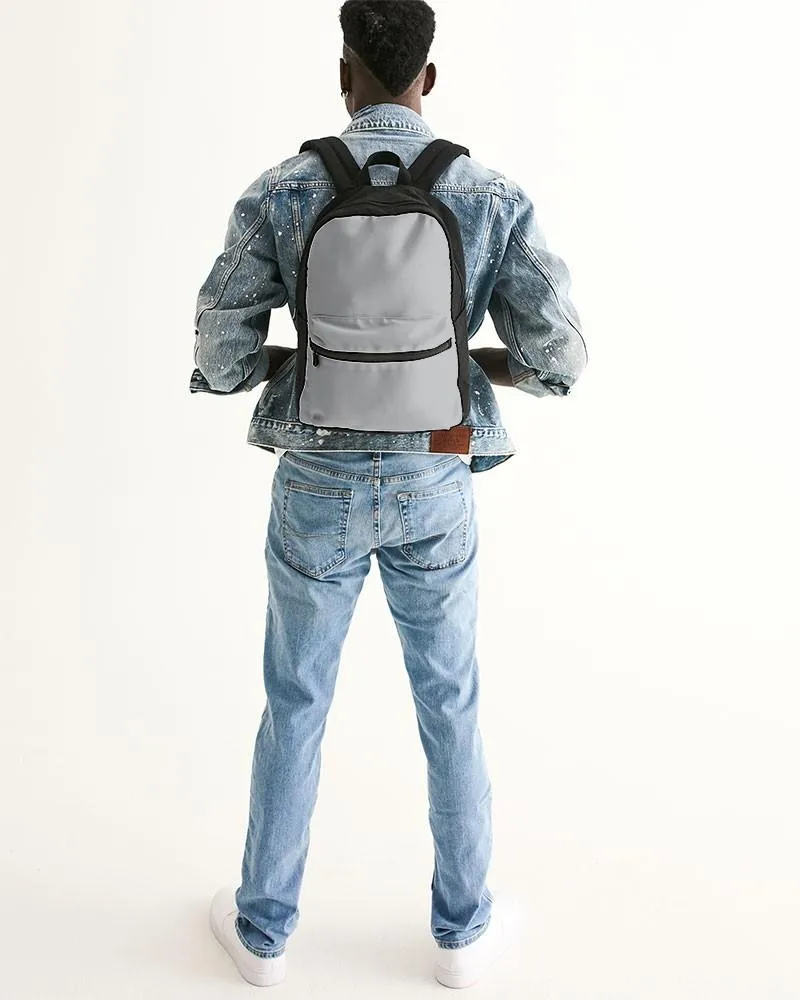 Shaded Pale Gray Canvas Backpack | C0M0Y0K30