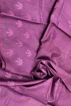 Shop Pink Bhagalpur Tussar Silk Dupatta - Elegant & Luxurious