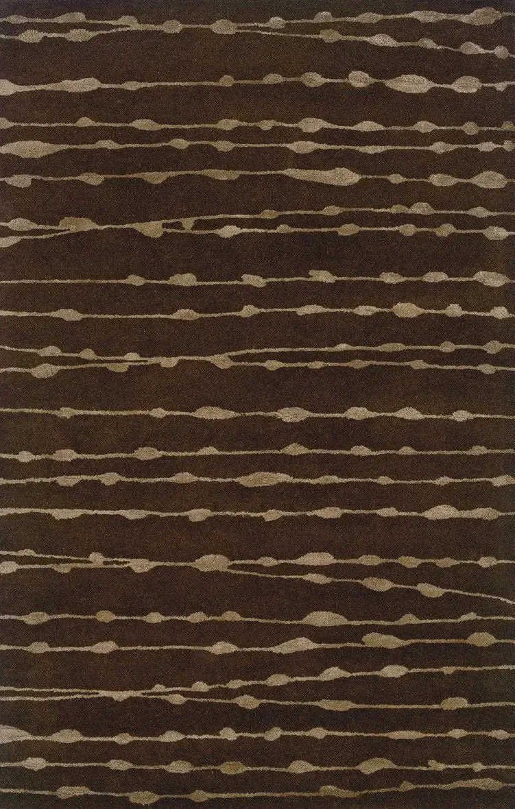 Silhouette 48107 Brown/ Brown Rug