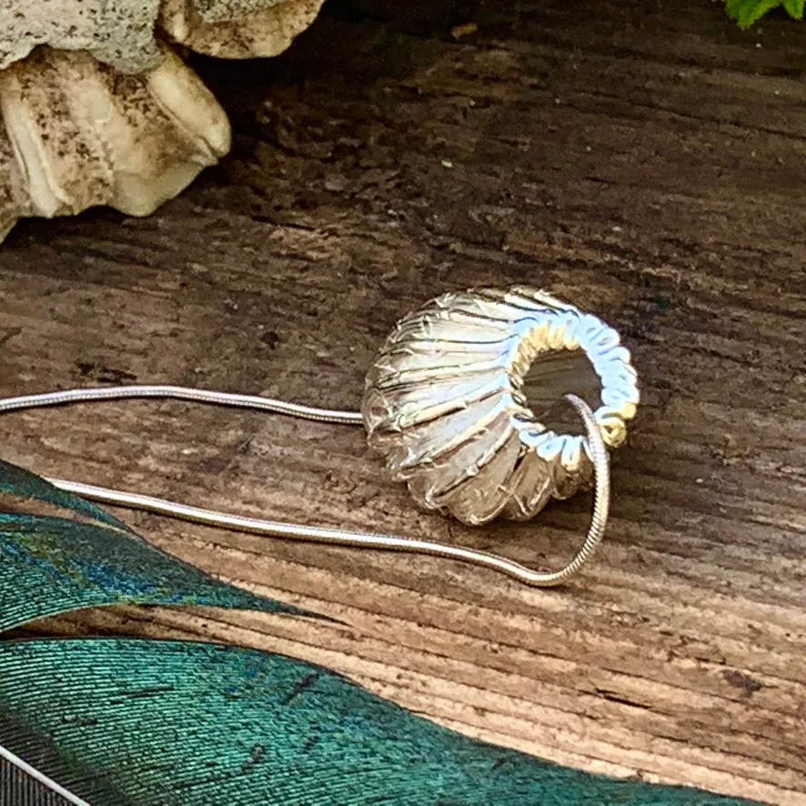 Silver 'Pod' necklace