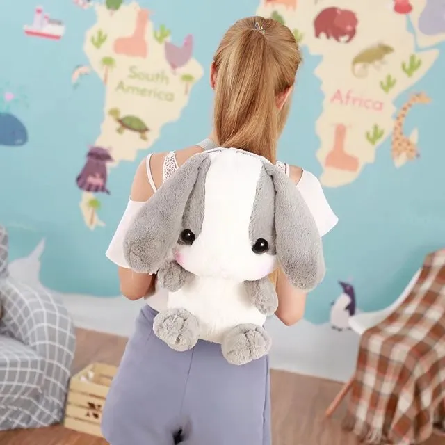 Soft Cute Bunny Backpack