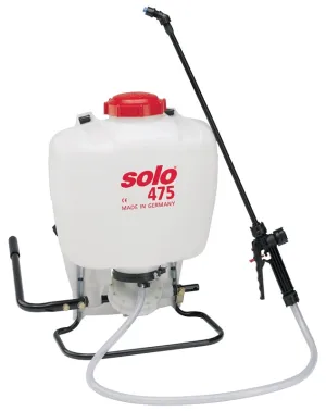 Solo 475-B Backpack Sprayer, 4 gal Tank, HDPE Tank, 25 ft Horizontal, 20 ft Vertical Spray Range, 4 ft L Hose :EA: QUANTITY: 1