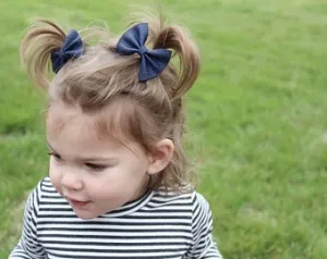 Suede Vegan Leather Pigtails