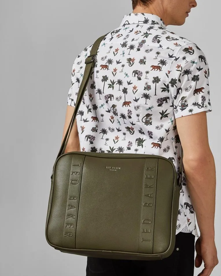 Ted Baker Despatch Messenger Bag (Olive green)