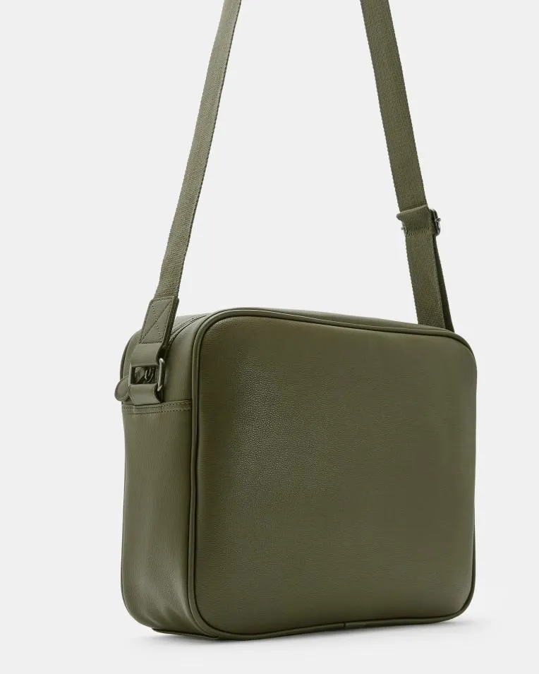 Ted Baker Despatch Messenger Bag (Olive green)