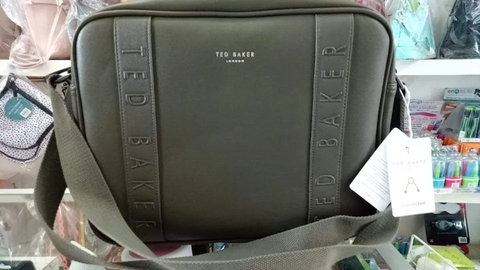 Ted Baker Despatch Messenger Bag (Olive green)
