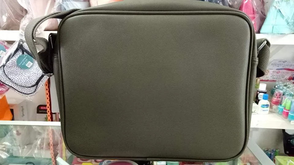Ted Baker Despatch Messenger Bag (Olive green)