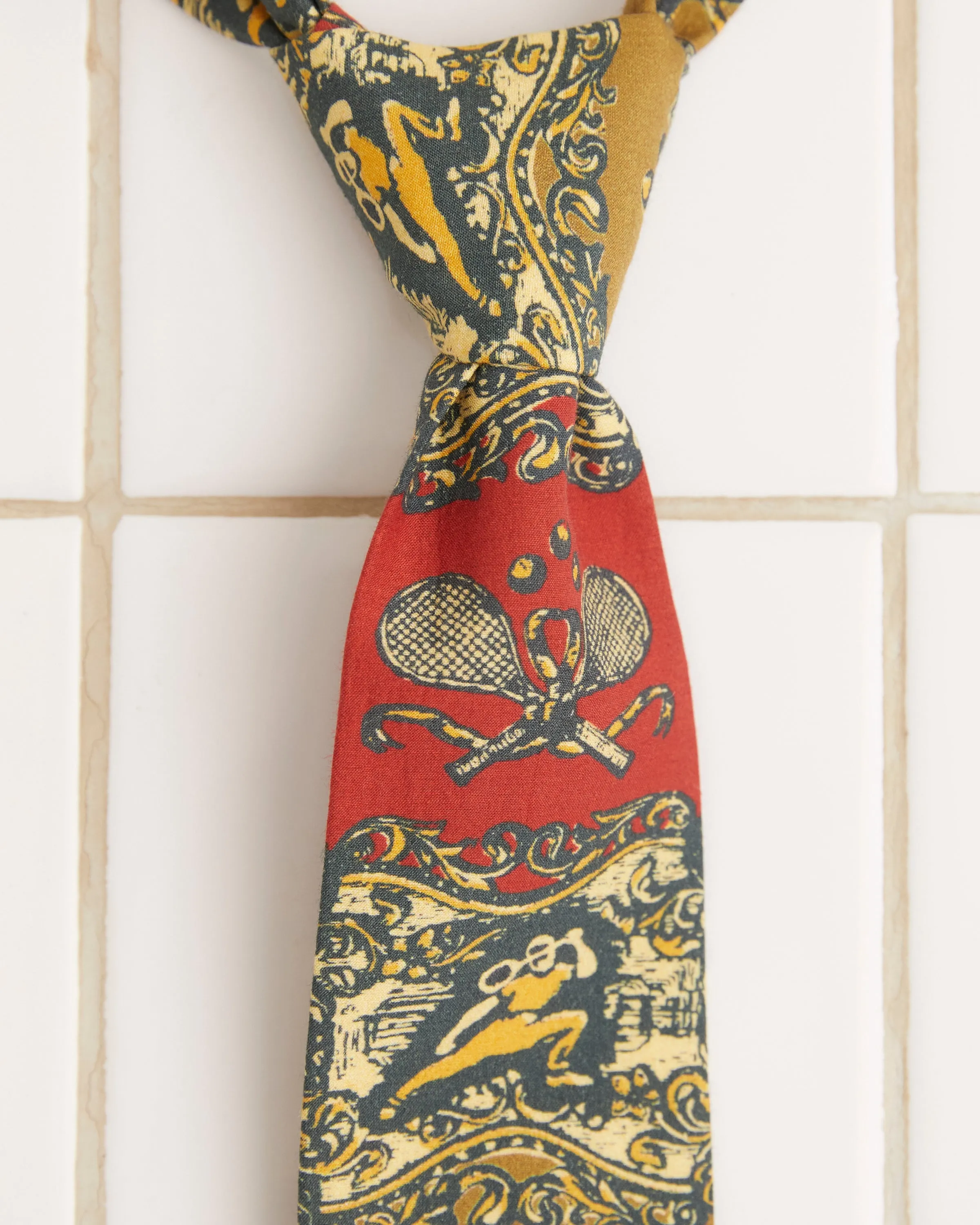 Tennis Court Necktie