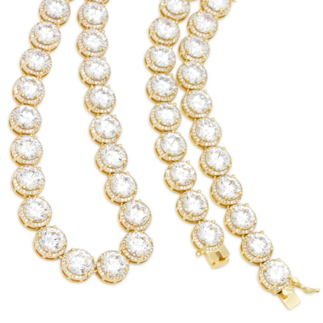 The 8mm Round Cut Tennis Chain